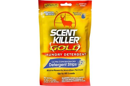 SCENT KILLER GOLD LAUNDRY DETERGENT STRIPS 