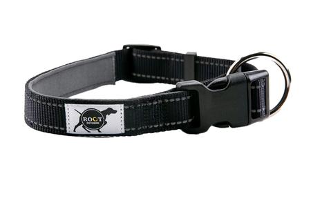 TRAILHEAD PADDED DOG COLLAR BLACK LG