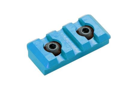 M-LOK 3 SLOT PICATINNY RAIL BLUE 