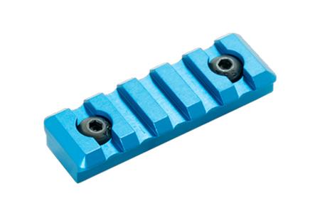 M-LOK 5 SLOT PICATINNY RAIL BLUE 