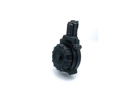 PRO MAG HK MP5/PTR9 9MM (50) RD DRUM BLACK POLYMER 