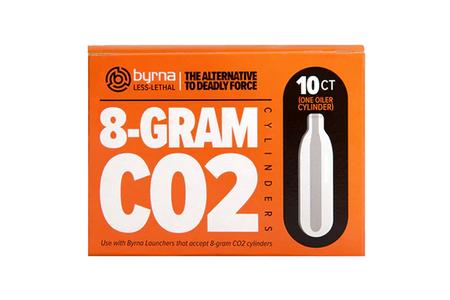 8GRAM CO2 CARTRIDGES AND OILER 10 PACK CL/SD