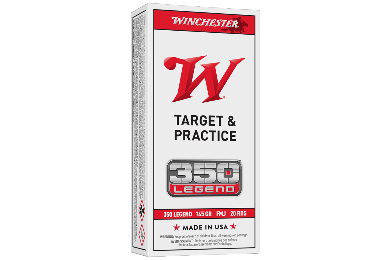 Winchester 350 Legend 145 gr FMJ USA 20/Box