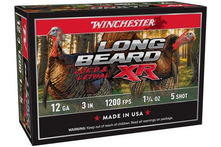 Winchester 12 Ga 3 in 1-3/4 oz #5 Long Beard XR 10/Box