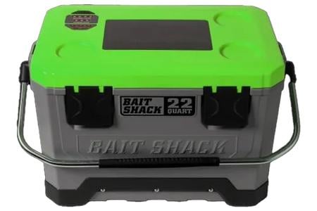 SEEKER TACKLE SOLAR POWERED BAIT COOLER - GREEN