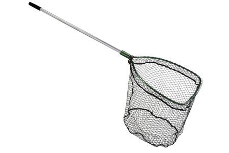 BECKMAN NET 18` X 22` COATED  32` COLLAPSIBLE HANDLE  GREEN/SILVER   