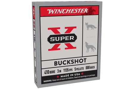 410 GA 3 IN 5 PELLETS 000 BUFFERED SHOT SUPER-X