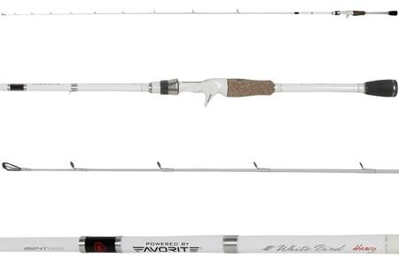 FAVORITE FISHING PBF WHITE BIRD CASTING ROD 7FT2IN