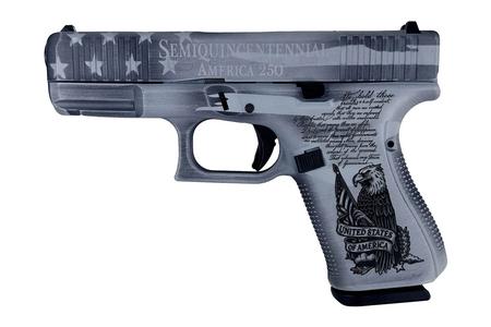 GLOCK 19 GEN 5 9MM LUGER 4.02` BBL (3)15 - 250TH ANNIVERSARY