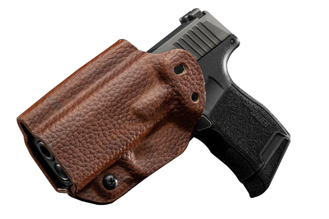 Mission First Tactical Sig Sauer P365, P365X Brown Leather Hybrid Holster