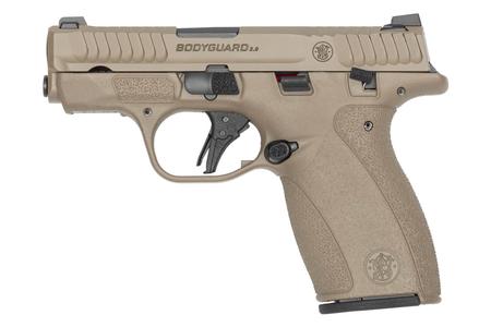 SW BODYGUARD 2.0, .380 AUTO, 2.75` BARREL, THUMB SAFETY, FDE, (1) 10-RD  (1) 1