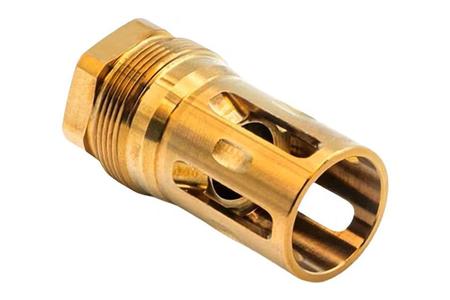 FLASH DRIVE CAGE FLASH HIDER 5/8-24 HEAT TREAT