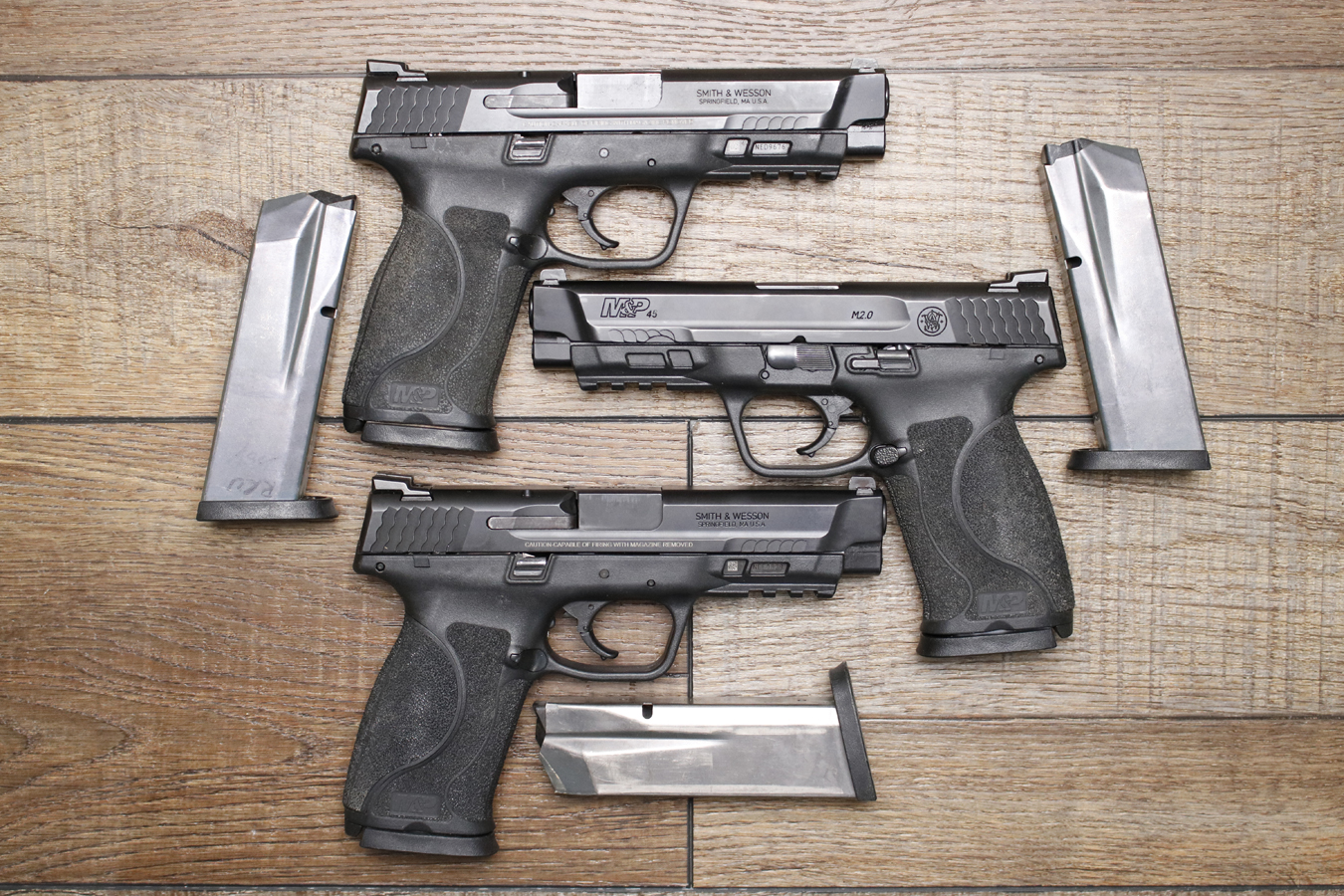 Smith & Wesson M&P45 M2.0 45 ACP Police Trade-In Pistols with Night Sights (Good Condition)