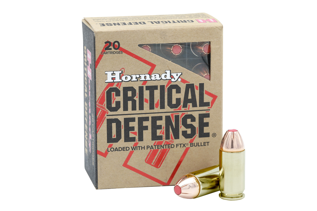 Hornady 45 ACP+P 185 gr Critical Defense 20/Box