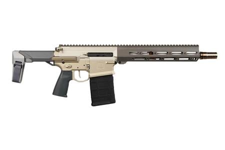 Q BOOMBOX 8.6 BLK, 12 IN, 1:3 TWIST, PISTOL (WITH BRACE), GRAY ACCENTS