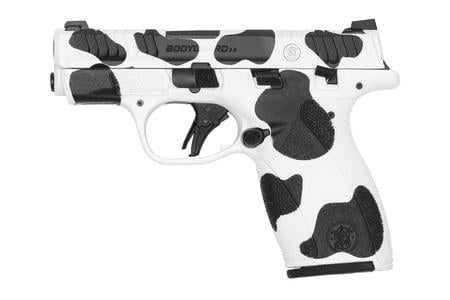 SMITH AND WESSON 380 ACP, 2.75` BARREL, CERAKOTE FINISH, CUSTOM COW PRINT 12 RND AND 10RND