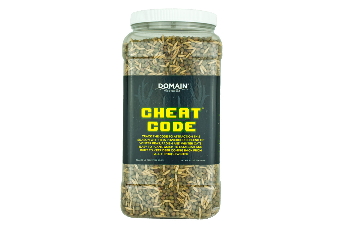 Domain Outdoors Cheat Code Deer Brassica Food Plot Seed - 1/4 Acre
