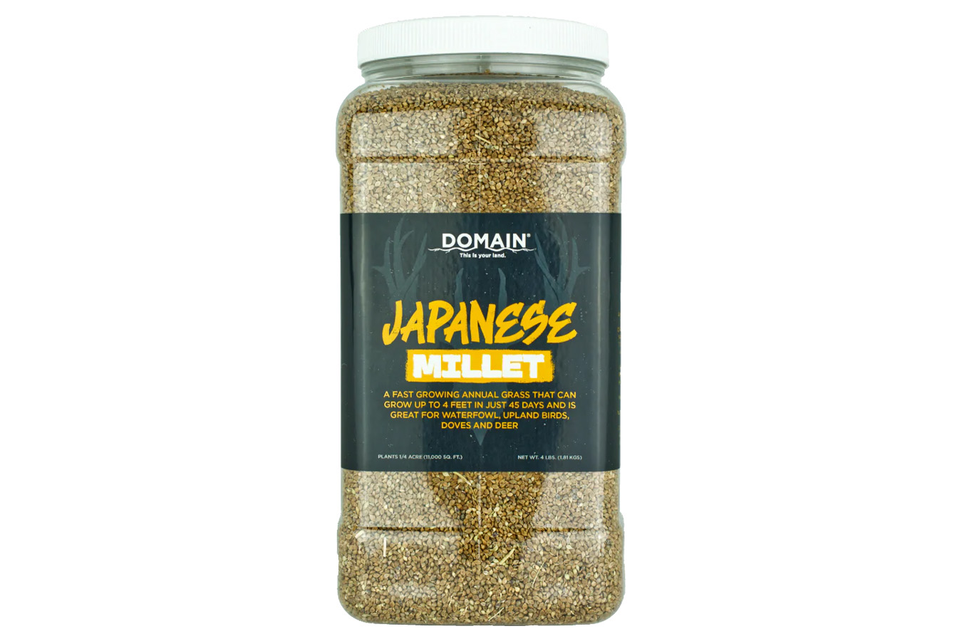 Domain Outdoors Japanese Millet Food Plot Seed - 1/4 Acre