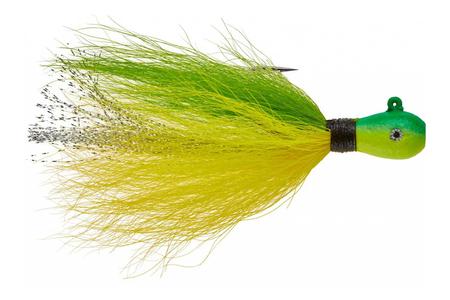1/8OZ. BUCKTAIL JIG CHARTREUSE/YELLOW