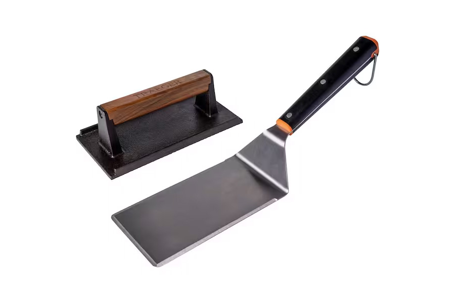 Traeger Grills 2-piece Flat Top Grill Smash Burger Set