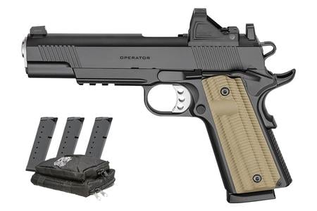 SPRINGFIELD 1911 45 ACP OPERATOR PACAGE RANGE BAG, OPTIC, 4X MAGS