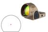 TRIJICON TRIJICON SRO RED DOT SIGHT 2.5 MOA RED DOT, ADJUSTABLE LED, COYOTE BROWN ANODIZ
