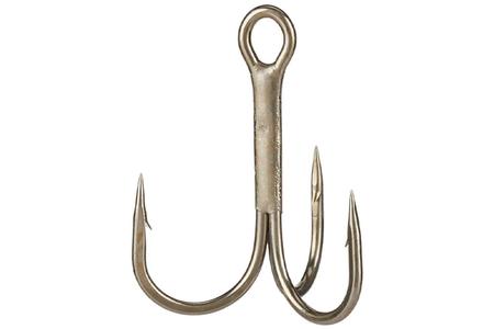 TREBLE HOOK ROUND BEND BRONZE LS PK