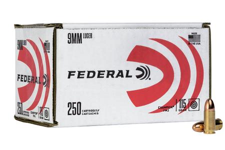 9MM LUGER 115GR FMJ 250RD PACK 