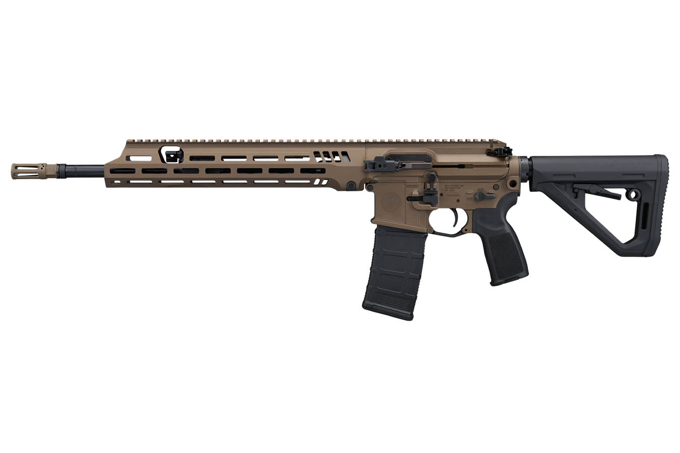 No. 14 Best Selling: SIG SAUER 516 G3 5.56 NATO 30+1 16` BLACK THREADED BARREL, BRONZE CERAKOTE ALUMINUM RECEIV