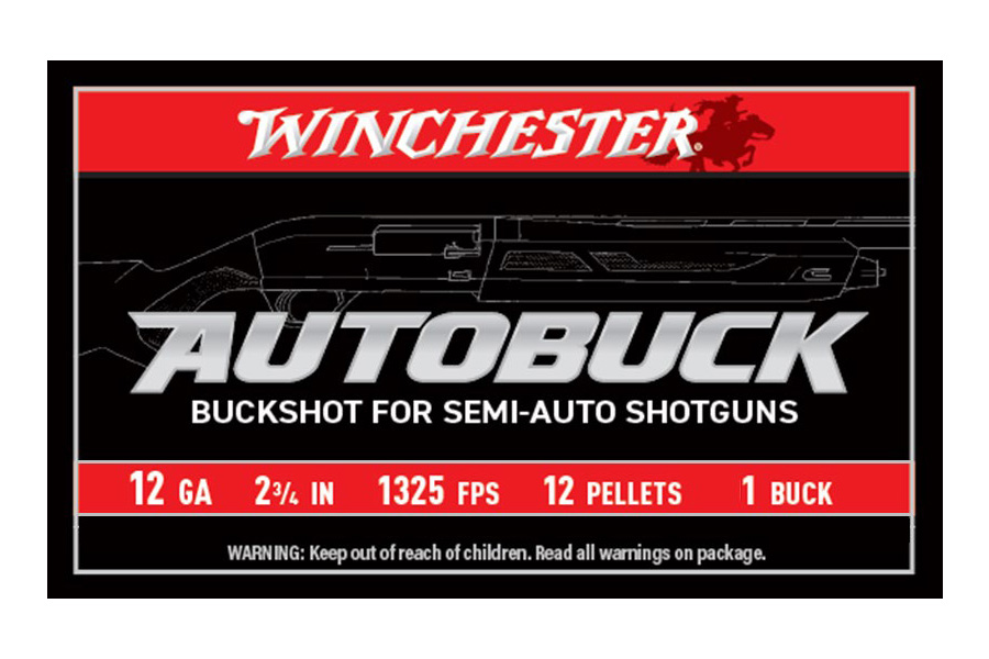 Winchester 12 Gauge 2-3/4 Inch 1 Buck 12 Pellet AutoBuck 5/Box