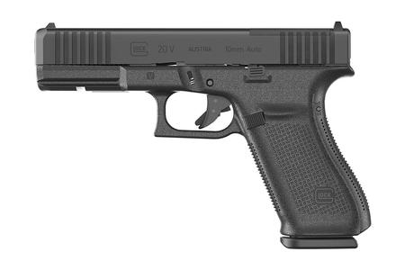 GLOCK 10MM AUTO 10+1 4.61` BLACK GMB BARREL, BLACK NDLC STEEL OPTIC READY/SERRATED