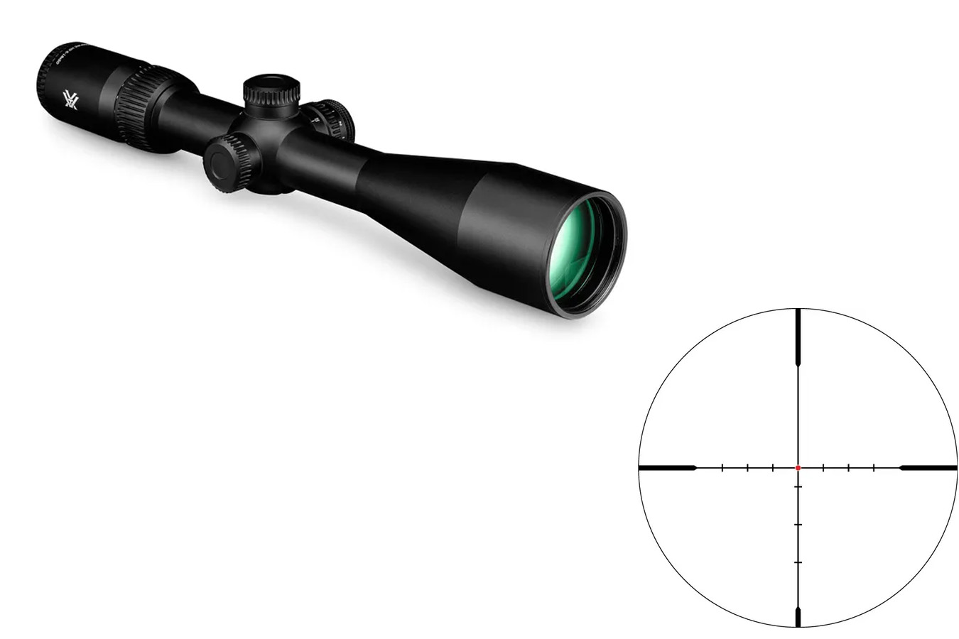 Vortex Crossfire HD 6 18x50 Illuminated Dead Hold 2A BDC MOA Reticle with 30mm Tube