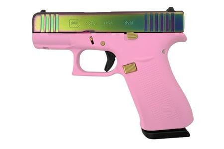 43X MOS PINK RAINBOW 9MM 3.41` 10-RD SEMI-AUTO PISTO
