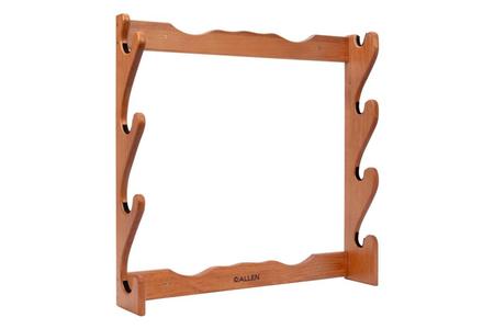 FOUR GUN WOODEN GUN RACK
