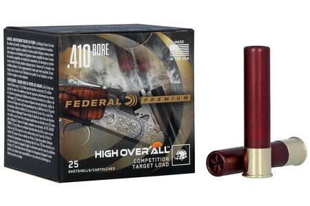 Federal 410-Bore 2 1/2 Inch 1/2oz 8.5 Shot High Over All 25/Box