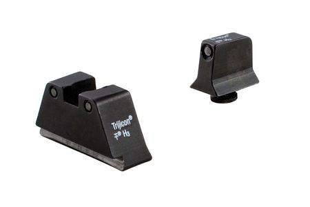TRIJICON BRIGHT  TOUGH NIGHT SIGHT SET SUPPRESSOR WH FRNT BLK REAR GRN LAMPS