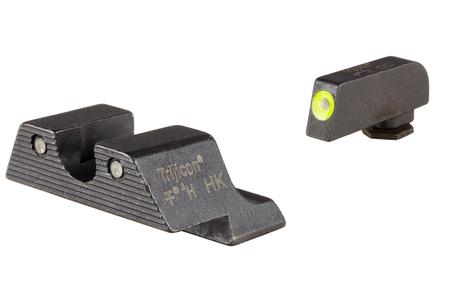 3DOT HD XR NS YLW GLK 9MM/40SW GL601-C-600835