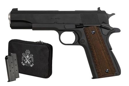 SPRINGFIELD DEFEND YOUR LEGACY SERIES 1911 MILSPEC 45 AUTO PISTOL PACKAGE