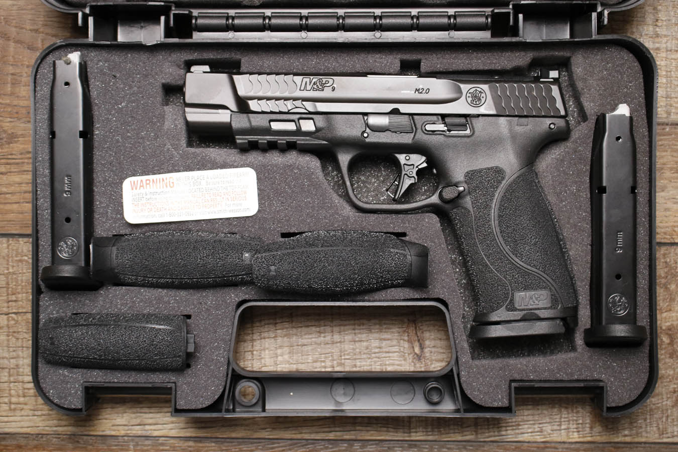 Smith & Wesson M&P9 M2.0 9mm Optic Ready Police Trade-in Pistol with Three Mags and Night Sights (New in Box)