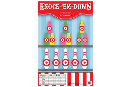 ACTION TGT KNOCKEM DOWN 100PK
