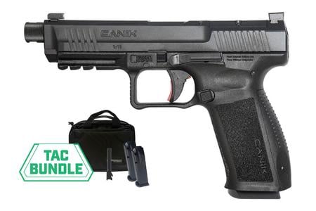 CANIK METE SFT TAC BUNDLE 3-18RD MAG 1-4.5` BRL 1-5` THREADED BRL W/ RANGE BAG