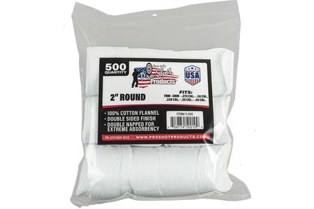 .270-.38 CAL 2 INCH RD 500 CT PATCHES