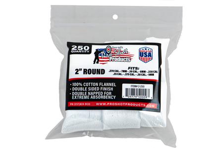 .270-.38 CAL 2 INCH ROUND 250 CT PATCHES