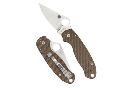 SPYDERCO PARA 3 CRU WEAR BRN MCRTA