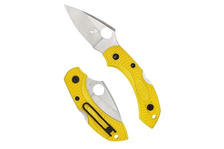 SPYDERCO DRAGONFLY 2 SALT H2 YLW/SLV