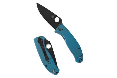 SPYDERCO TENACIOUS TI 3.35 BLUE/BLK