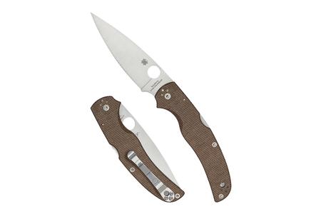 SPYDERCO NATIVE CHIEF 4.08 BRN CNVS