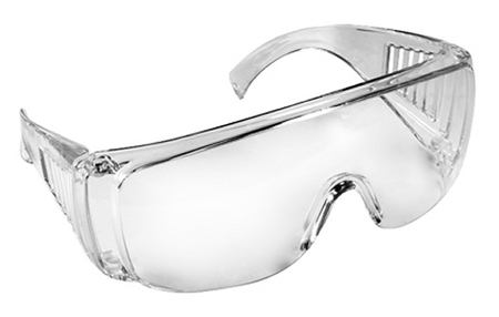 RADIANS COVERALLS SHOOTING GLASSES, CLEAR