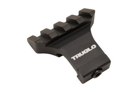 TRUGLO PICATINNY RISER MNT 45DEG BLK