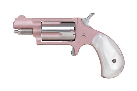 NORTH AMERICAN ARMS  MINI-REVOLVER 22 WMR 5 SHOT 1.13` ROSE GOLD CERAKOTE STAINLESS STEEL BARREL 